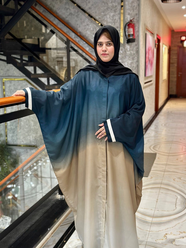 Triple Shaded Abaya Zinc - 135 - Hijab by Dania