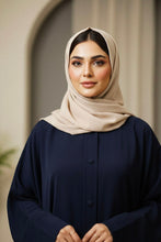 Classic button-front abaya