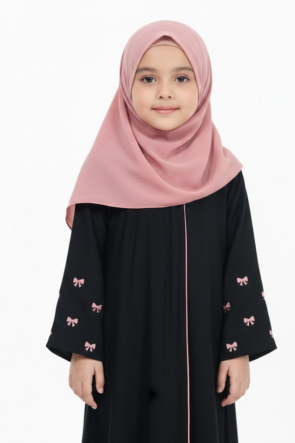 kids bow abaya