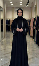 Classic Pearl lace Abaya