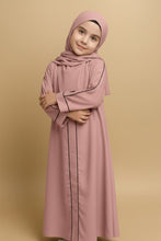 kids basic piping abaya