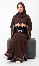 Diamond Border Abaya