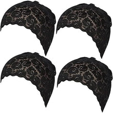 Women’s Self Design Cotton Lace/Net Underscarf Hijab Head Band | Under Scarf Hijab Tube Cap | Scarf Stole Head Cap Girls, - Hijab by Dania