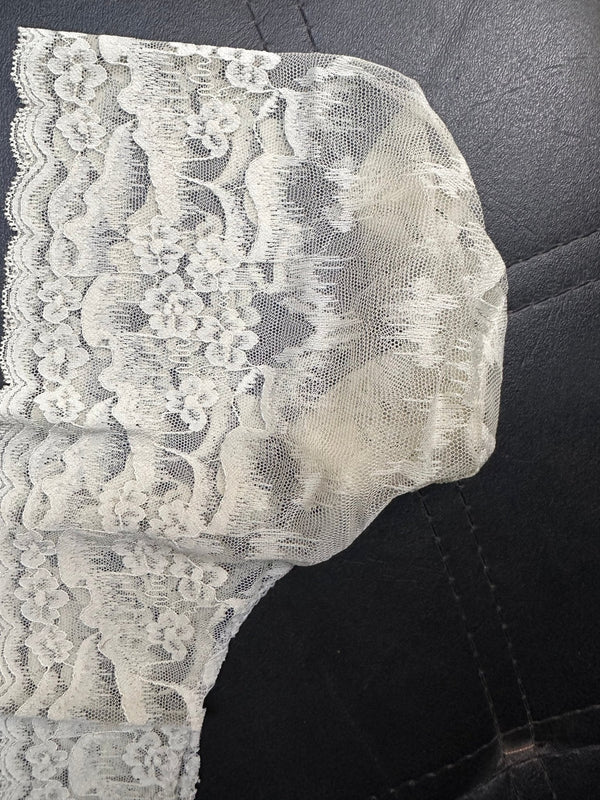 Women’s Self Design Cotton Lace/Net Underscarf Hijab Head Band | Under Scarf Hijab Tube Cap | Scarf Stole Head Cap Girls, - Hijab by Dania